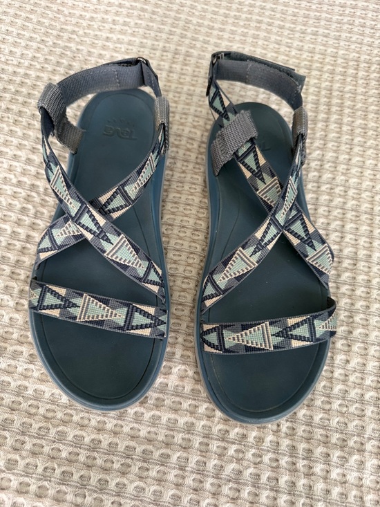 Teva Shoes - Blue/White Teva Sandals Size 7